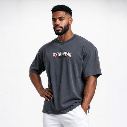 Ryno Crimson Burst Heavyweight Tee - RynoWear