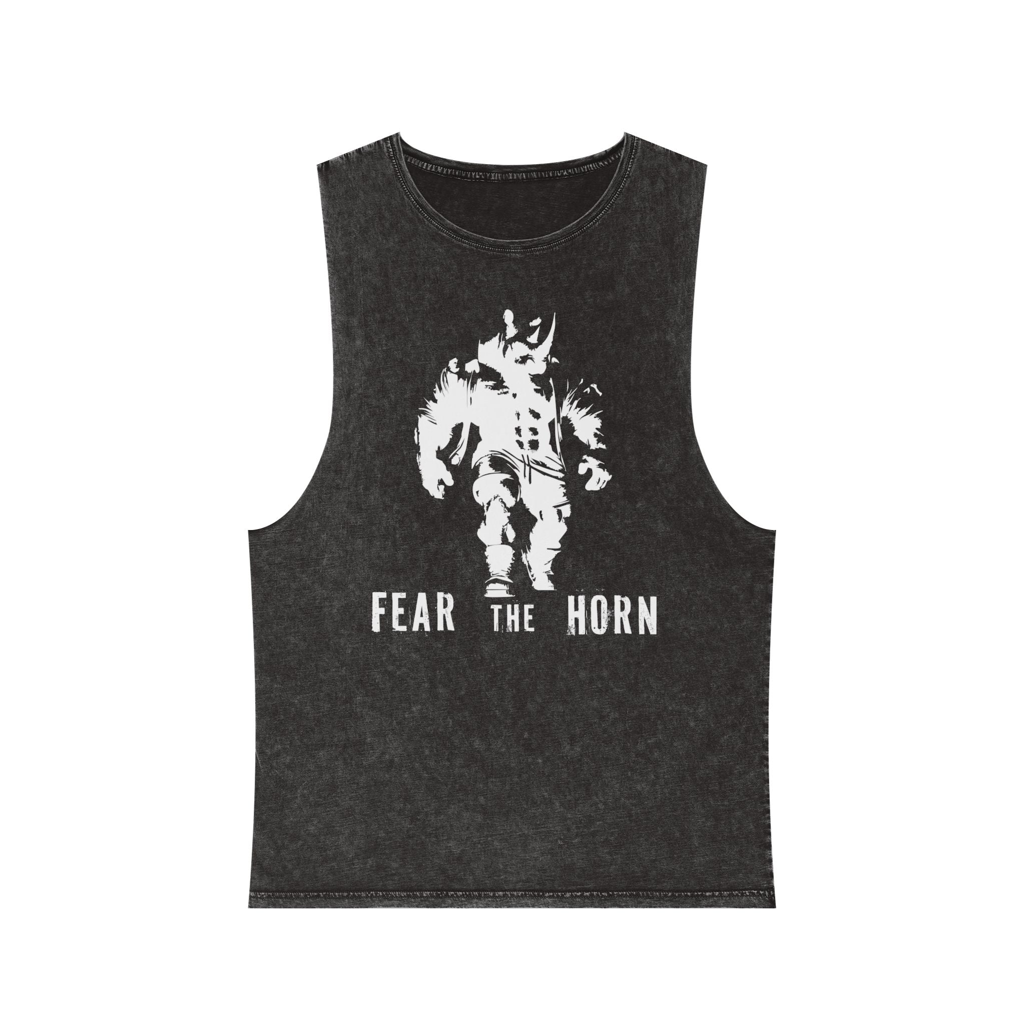 Fear The Horn Stonewash Tank Top