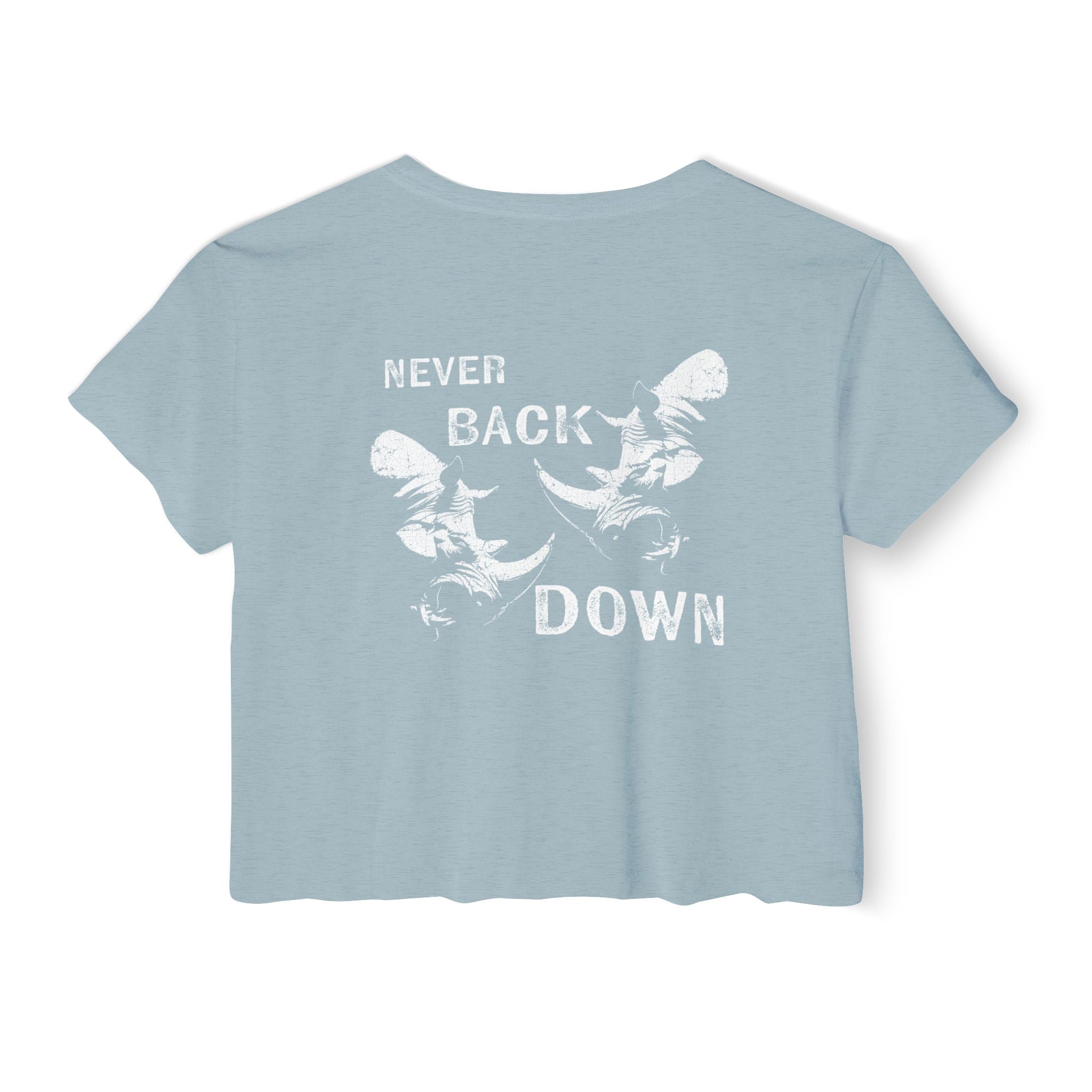 Never Back Down Crop Top