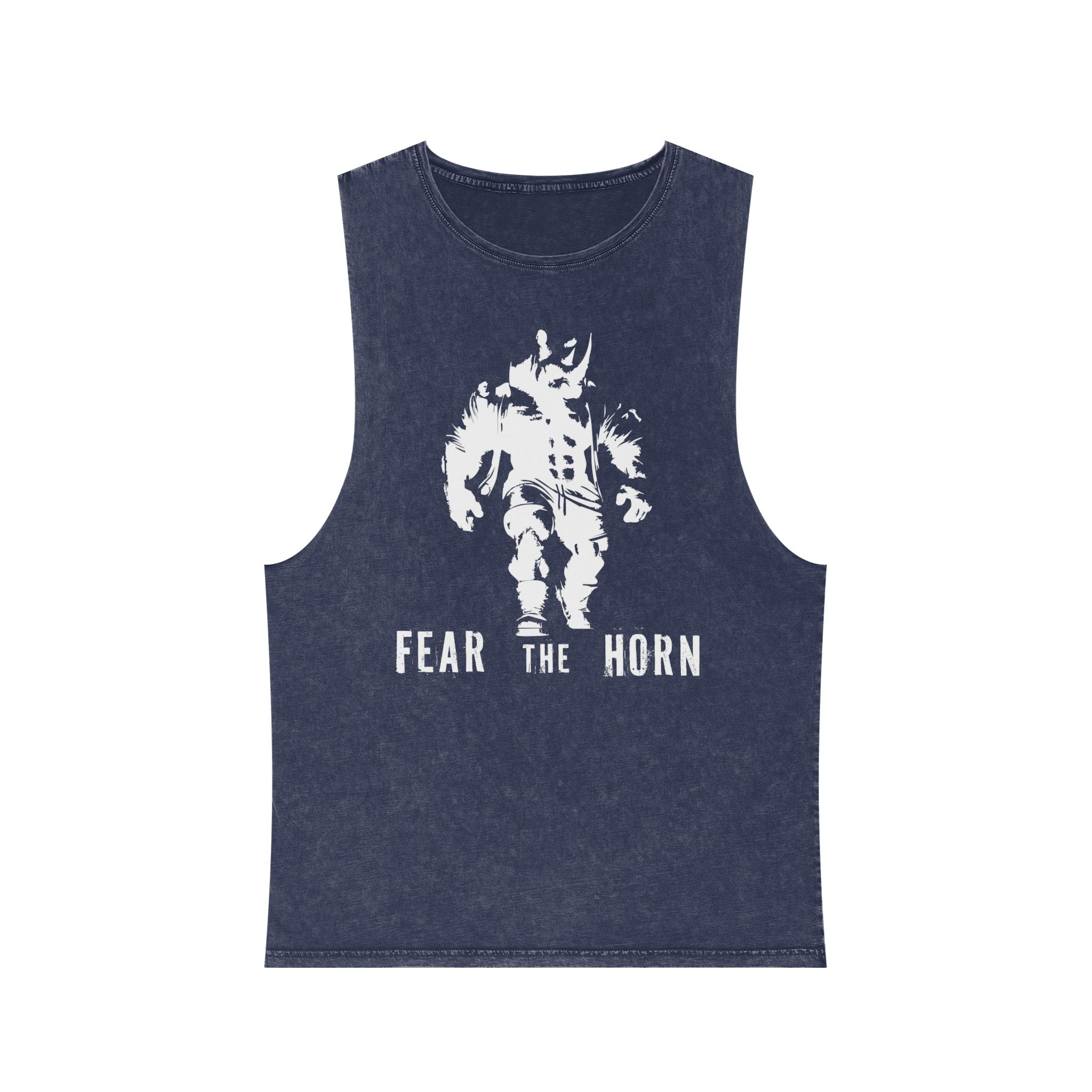 Fear The Horn Stonewash Tank Top