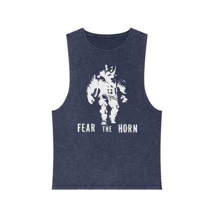 Fear The Horn Stonewash Tank Top