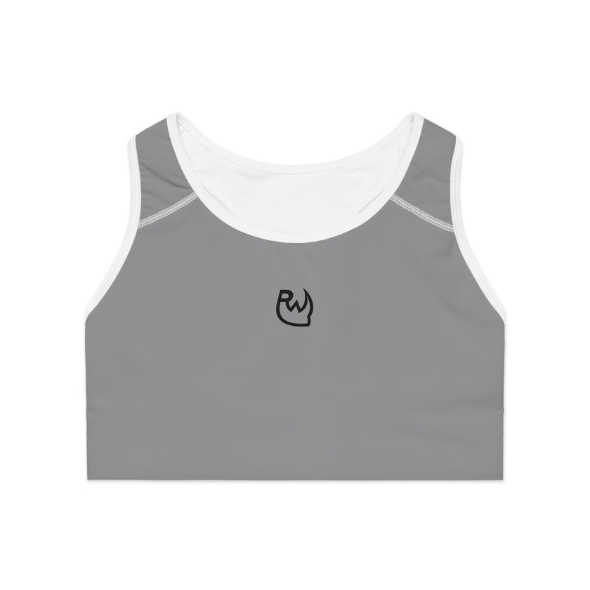 Gray Ryno Nova Sports Bra - RynoWear
