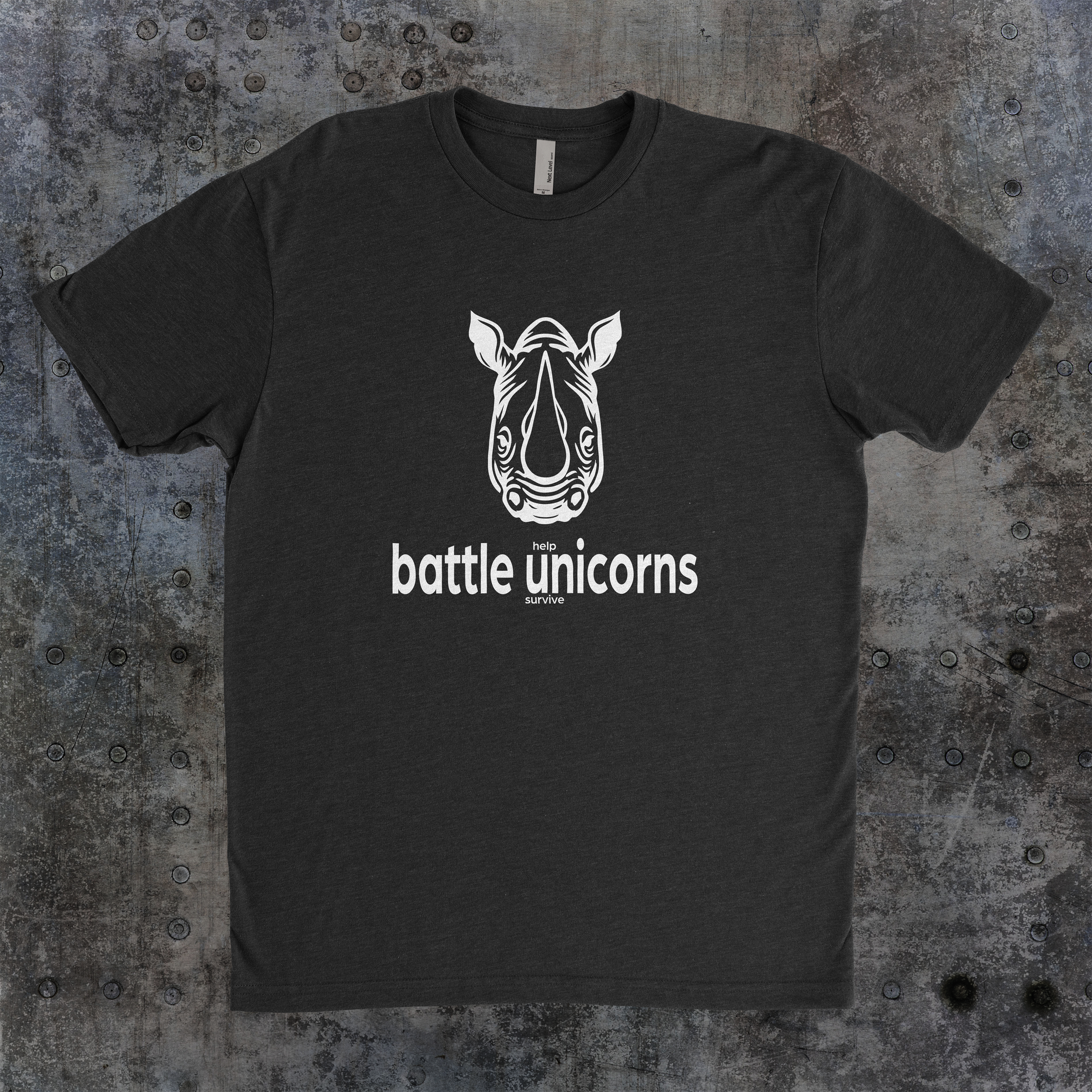 Help Battle Unicorns Survive T-shirt - RynoWear