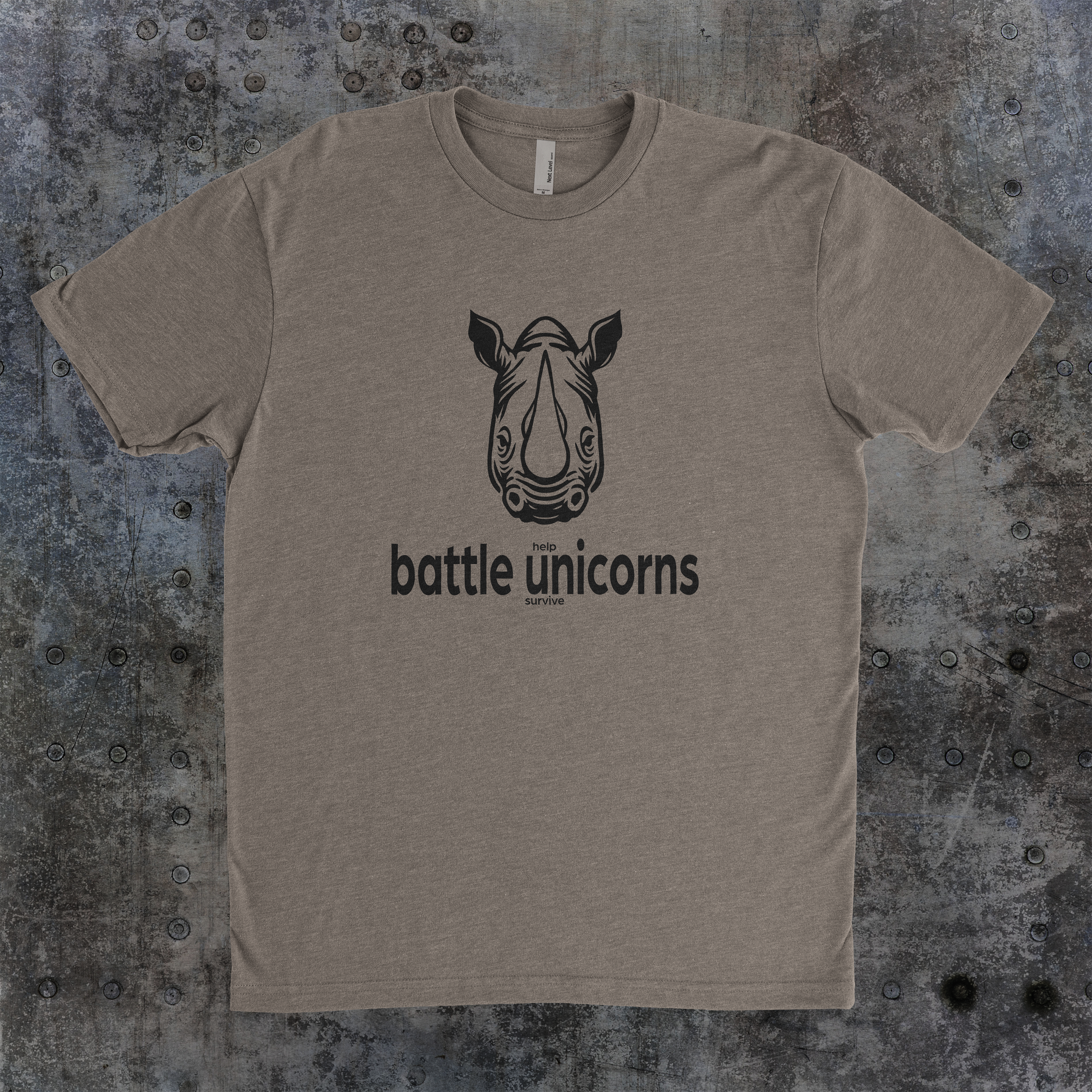 Help Battle Unicorns Survive T-shirt - RynoWear