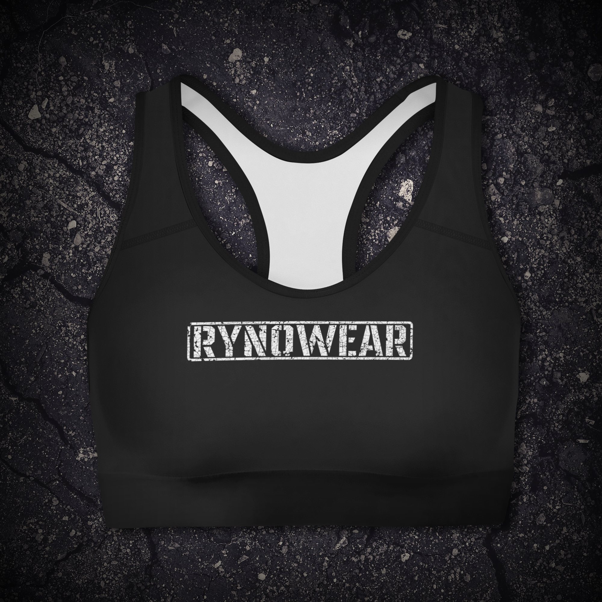 Black Ryno Crush Sports Bra