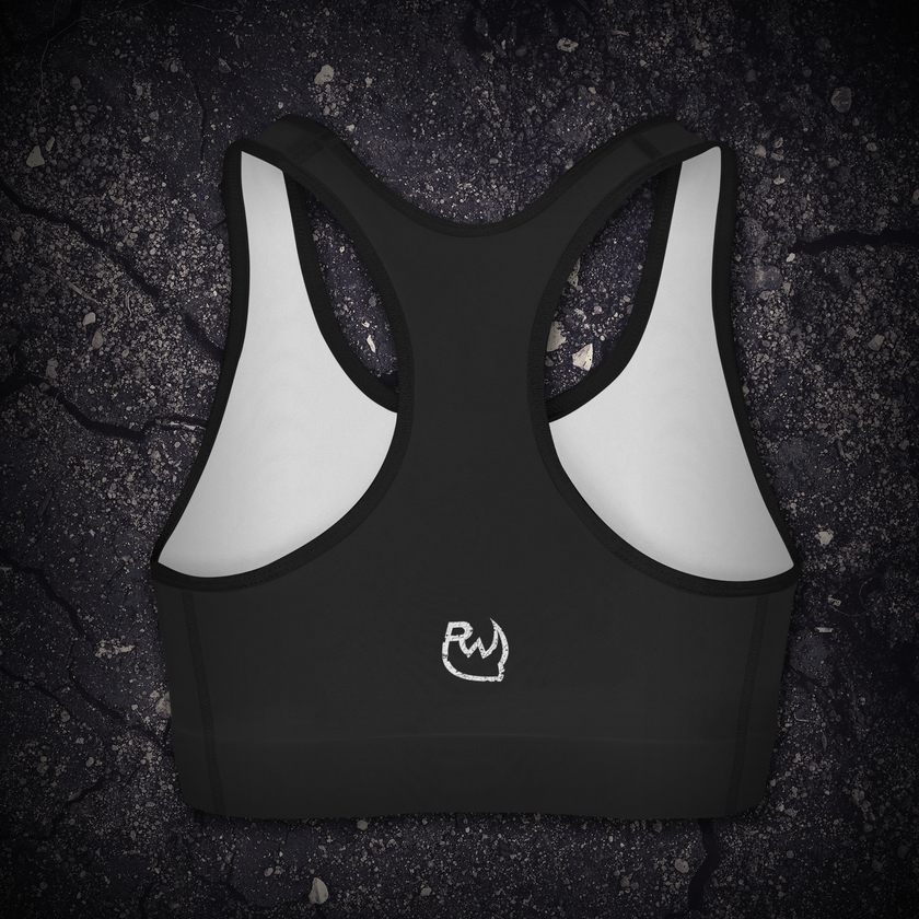 Black Ryno Crush Sports Bra - RynoWear