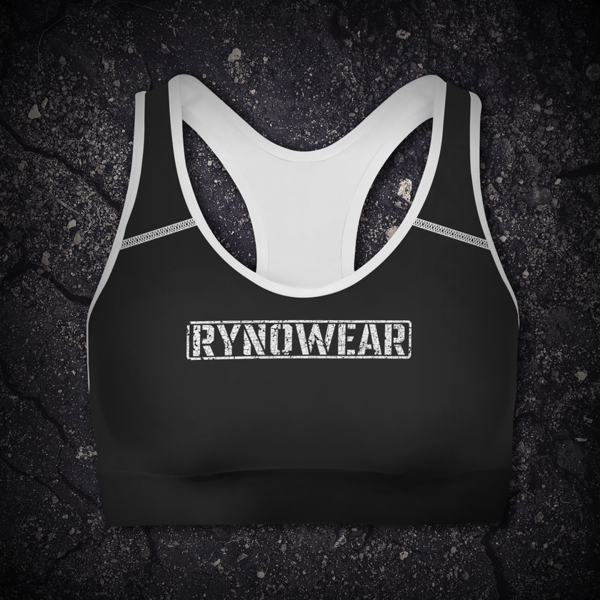 Black Ryno Crush Sports Bra - RynoWear