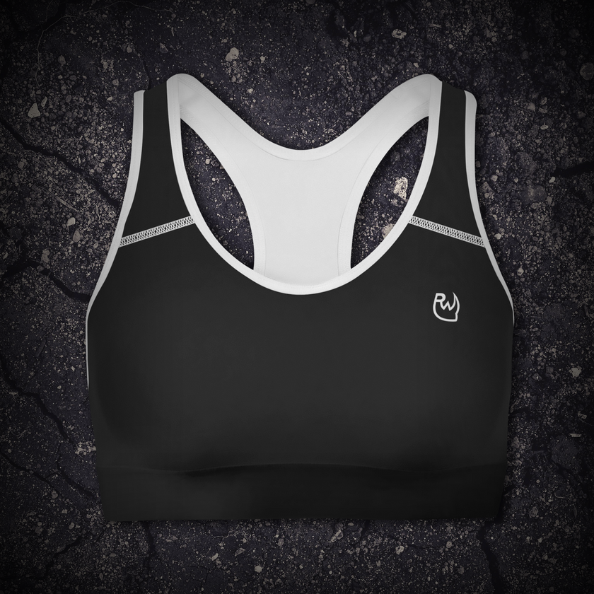 Black Ryno Sports Bra - RynoWear