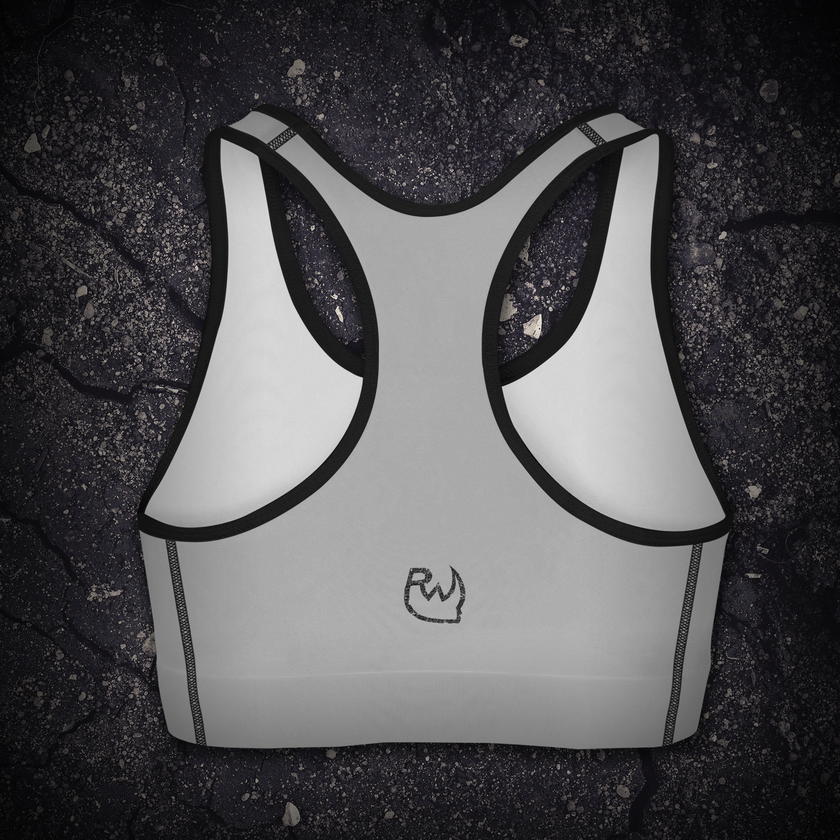 Gray Ryno Crush Sports Bra - RynoWear