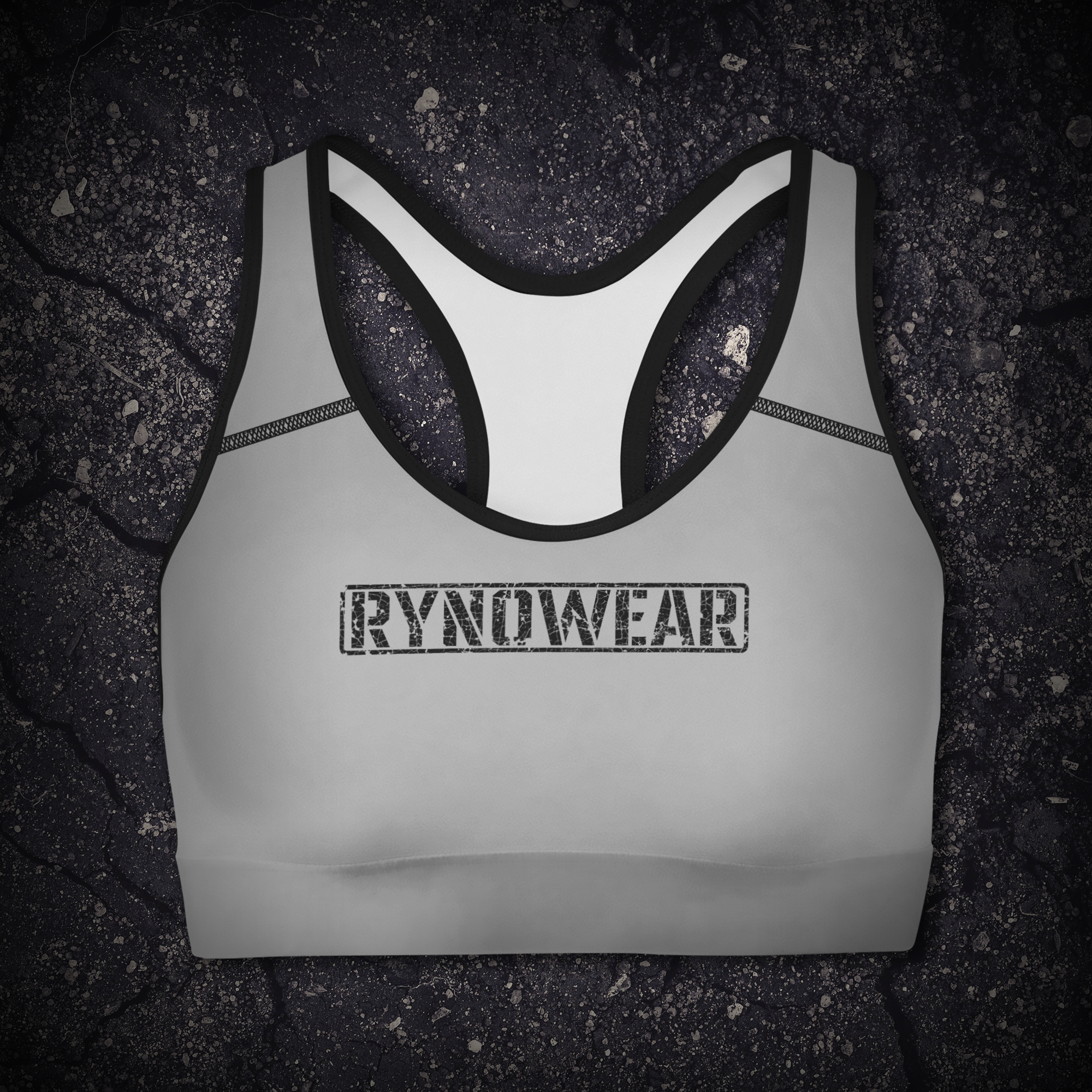 Gray Ryno Crush Sports Bra
