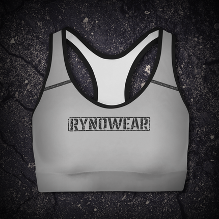 Gray Ryno Crush Sports Bra