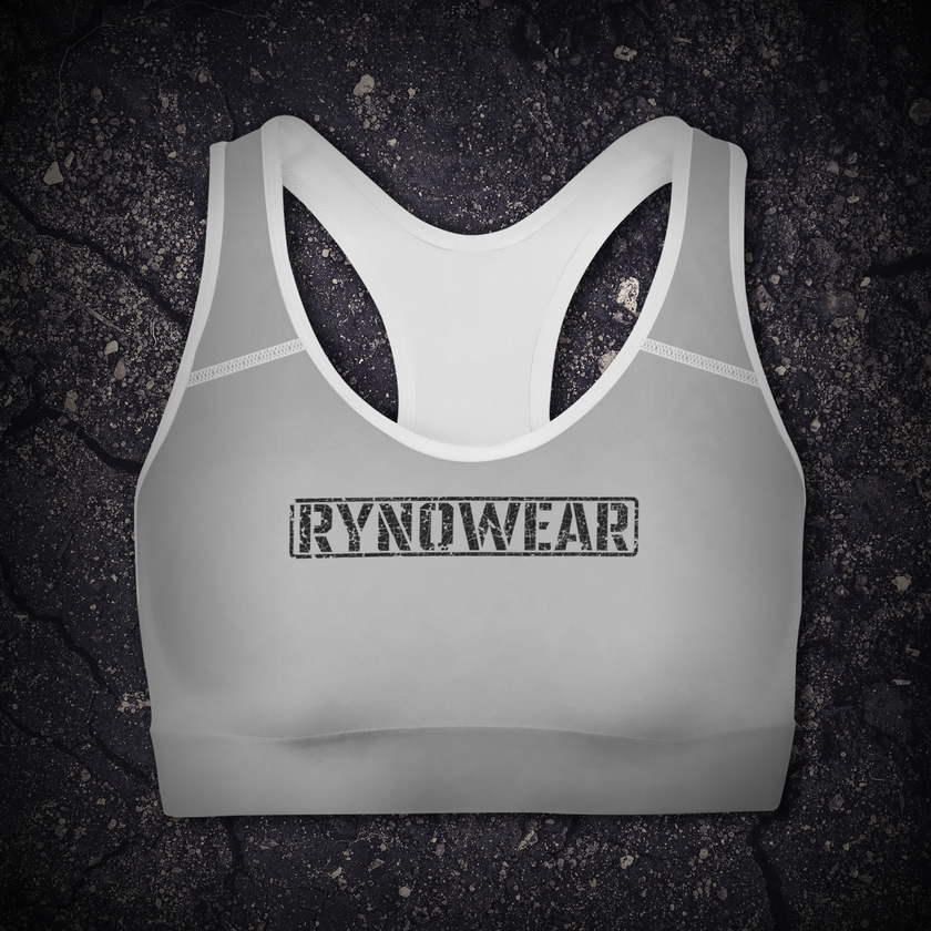 Gray Ryno Crush Sports Bra - RynoWear