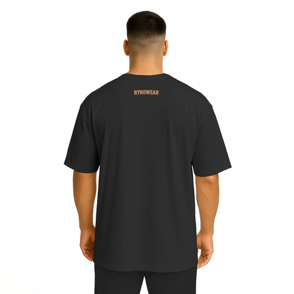 Ryno Balance Oversized Tee – White Core Emblem - RynoWear