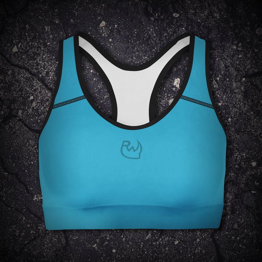 Turquoise Ryno Nova Sports Bra - RynoWear