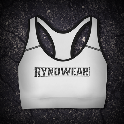 White Ryno Crush Sports Bra