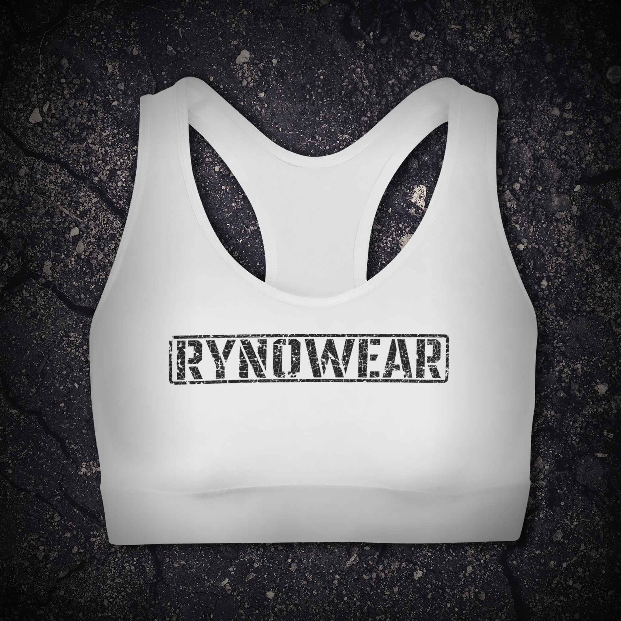 White Ryno Crush Sports Bra