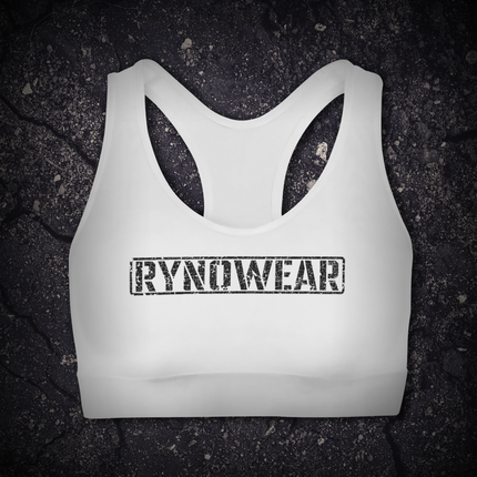 White Ryno Crush Sports Bra