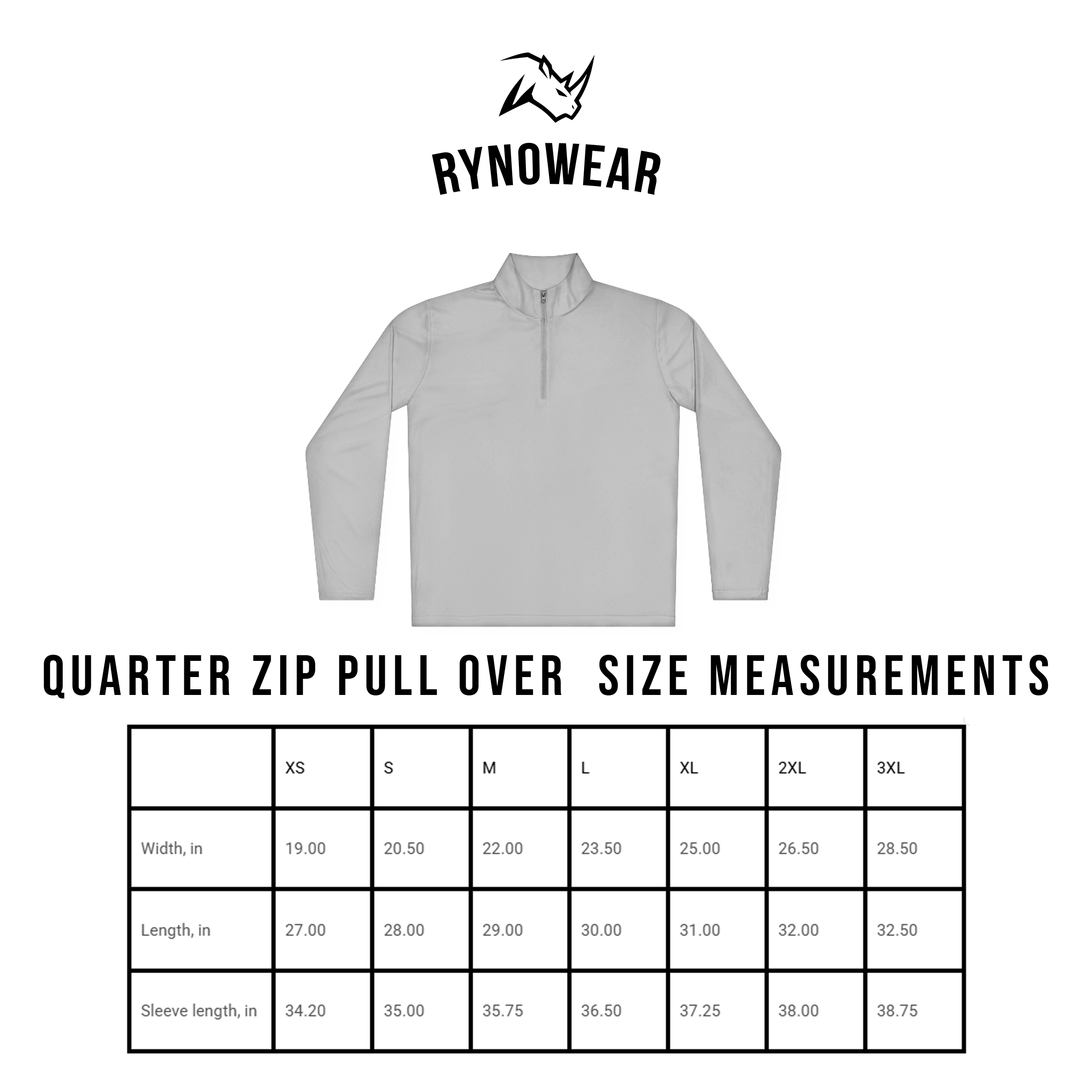 Ryno Prime Quarter-Zip Pullover - RynoWear