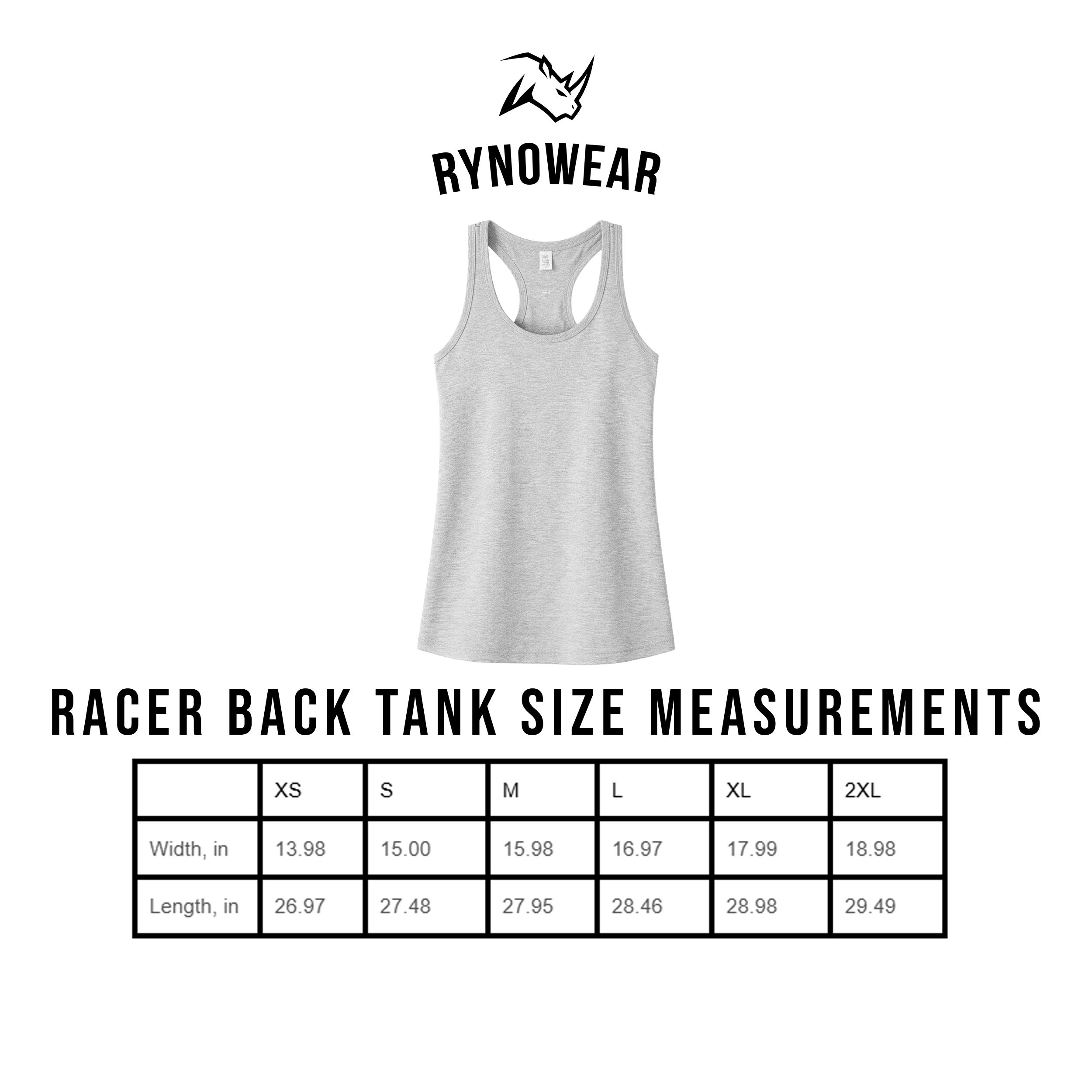 Vertical Discipline Racerback Tank - RynoWear