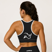 Ryno Flow Padded Sports Bra - Onyx - RynoWear