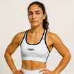 Ryno Flow Padded Sports Bra - Snow - RynoWear