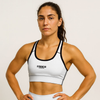 Ryno Flow Padded Sports Bra - Snow - RynoWear