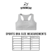 Ryno Axis Padded Sports Bra - Slate - RynoWear